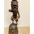 Antica scultura in bronzo, leone, '900, 82x30cm