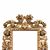 Large Baroque style frame in carved and gilded wood. Bologna, late 19th century.