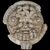 Oscillum, Jupiter and Medusa, statuary marble