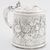 Charles II sterling silver tankard, silversmith WS, London, 1676?