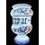 Maiolica 'bobbin' albarello with floral decoration. Manardi manufacture. Bassano.