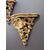 Pair of carved and gilded wall shelves – Florence, second half of the 19th century