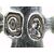 Set of six vermeil silver salt cellars, Solomon Hougham, London, 1811