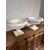 PAIR OF WHITE MARBLE BOWLS, 18TH CENTURY