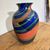 Vaso in vetro Ottavio Missoni  - Arte Vetro Murano anni 80 firmato . Mod EOS  -  Posmoderno H 33 cm