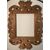 Large Baroque style frame in carved and gilded wood. Bologna, late 19th century.