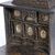 Ebonized wood coffer decorated in damascene style with mother-of-pearl inlays, Venice, 16th century.