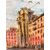 Disegno centro di Roma 1964, Belau, 91x84cm