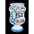 Maiolica 'bobbin' albarello with floral decoration. Manardi manufacture. Bassano.