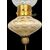 Heavy glass wall lamp with bubble inclusions, milk glass, and gold leaf. Salviati manufacture. Murano.