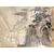 Acquarello Tito Ettore, XIX sec, risorgimento - Assedio Villa del Vascello Roma - 47x38 cm