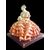 Scultura in ceramica raffigurante madre che allatta bimbo.Manifattura di Guido Cacciapuoti.