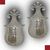PAIR OF NEOCLASSICAL MIRRORS WITH CRYSTALS, LATE 18TH CENTURY