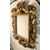 Large Baroque style frame in carved and gilded wood. Bologna, late 19th century.