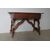 Antique Fratina writing desk, mid-1700s, solid walnut. Piedmont, 18th century. Dimensions: 116 x 50 cm.
