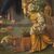 Italian painting oil on copper Expulsion of the merchants from the temple