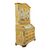 Two-body trumeau in lacquered and painted wood. Rome, 18th century.