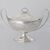 George III sterling silver soup tureen and lid, Paul Storr, London, 1813