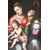 Attributed to Teodoro d'Errico il Fiammingo; Amsterdam 1544 – Amsterdam 1618, Madonna with Child, Young Saint John and Saint Anne (after Giulio Romano's Madonna della Gatta), oil on canvas