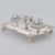 George III sterling silver inkstand, John Cramer, London, 1812