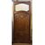 PTI763 - Antique walnut door, with frame, 18th century, opening dimensions cm W 100 x H 221