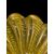 Heavy glass lamp 'cordonato oro'. Signature Barovier and Toso, Murano.