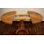 Early 1900s Swedish up and down extendable circular table