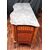 French chest of drawers from the 1800s, Transition style, with bronzes and marble