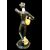 Blown glass figure, jazz musician, Seguso manufacture, Murano