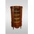 Vetrinetta francese stile Luigi XV del 1800 Vernis Martin con piano in marmo