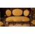 Antique French living room from the 1800s, Louis XVI style, 5 pieces with rich mercury-gilded bronze applications.