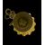 Heavy glass lamp 'cordonato oro'. Signature Barovier and Toso, Murano.
