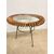 Tavolinetto da salotto Bonacina in bamboo e ferro anni '50, 58x47cm