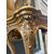 Console rocaille in legno intagliato e dorato