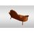 English Victorian style burr veneer sofa from the 1800s with inlays