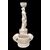 Earthenware oil cruet with a neoclassical figure-shaped handle. Venetian manufacture.