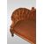 English Victorian style burr veneer sofa from the 1800s with inlays