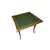 Tavolino da gioco francese Stile Luigi XV in legno di noce 1800