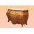 Wonderful Austrian Louis XV commode from the 1700s in walnut veneered wood