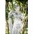 Putto with flute – Art Nouveau sculpture in grit, 1930s