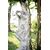 Putto with flute – Art Nouveau sculpture in grit, 1930s