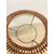 Tavolinetto da salotto Bonacina in bamboo e ferro anni '50, 58x47cm