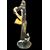 Blown glass figure, jazz musician, Seguso manufacture, Murano