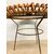 Tavolinetto da salotto Bonacina in bamboo e ferro anni '50, 58x47cm