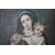 Early 1800s Spanish oil on canvas depicting the Madonna and Child Jesus