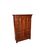 French Empire style secretaire in mahogany and mahogany feather, 19th century