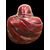 Painted terracotta Buddha figure. Cacciapuoti Manufacture. Milan.