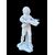 Four popular white porcelain figures, Ginori Doccia manufacture.