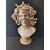 Bellissimo busto a tuttotondo in marmo di Carrara - Medusa con volto di Teschio - H 66 cm