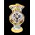 Majolica jug-ewer decorated with Raphael-style motifs and a double-headed eagle. Pesaro, Giuseppe Bertolucci's factory.